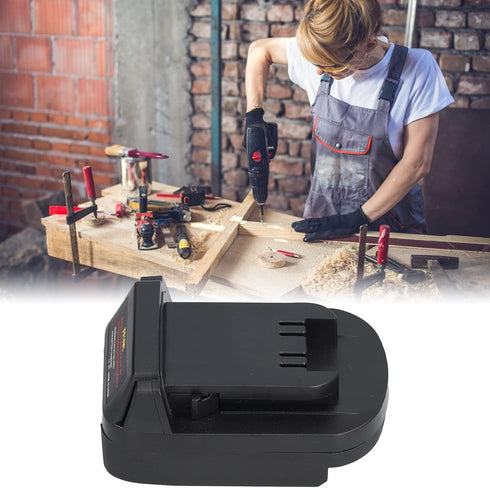 18V Battery Adapter Converter Chargers Dock Power Connector for Bosch 18V to for Milwaukee Lithium Power Tool BS18ML...