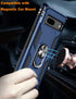 IKAZZ Suitable for Google Pixel 7 Case,Military Grade Shockproof Heavy Duty Protective Phone Case Pass 16ft Drop Test with Magnetic Kickstand Car ...