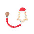 Jimibaby Christmas Teether - Teething Toy for Baby Boys & Girls, Ideal Stocking Stuffer, Comes with Gift Package (Christmas Hat)...