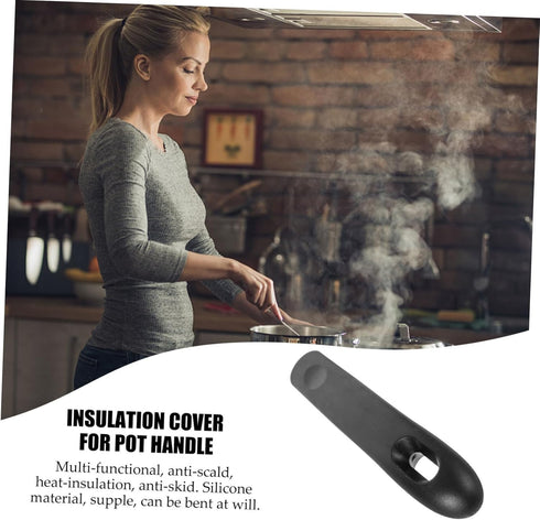 Ciieeo kitchen utensils pots and pans Bakelite Pot Handle milk pot Anti-scald Pot Grip Replacement Cookware Accessories handle plate repair pan co...