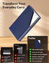 Padike Business Card Holder, Upgraded Leather Business Card Case Pocket Card Holders for Men or Women, Metal Slim Name Card Holder RFID Blocking B...