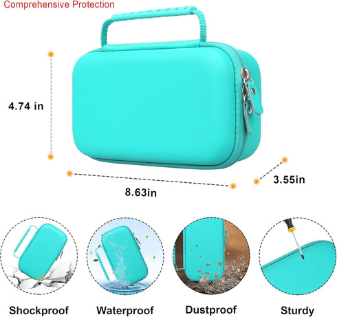 4K Digital Camera Carrying Case for Femivo/VETEK/IWEUKJLO/VJIANGER/WIKICO/Saneen/OIEXI 4K 48MP Vlogging Camera, Travel Compact Camera Storage Cove...