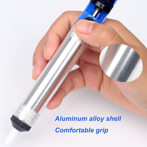 Solder Sucker Desoldering Pump,Electric Soldering Iron Auxiliary Tool Manual Desoldering Suction Pump,Vacuum Pump Solder Removal Tool (1pcs Desold...