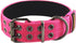 Tactical Dog Collar for Medium Large Dogs,Heavy Duty Metal Buckle Dog Collar,Soft Neoprene Padded Dog Collar,Nylon Wide Dog Collar(X-Large, Pink)...
