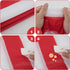 peony man 2 Pieces Red and White Striped Tablecloth Plastic Stripe Table Cover Carnival Circus Tablecloths Waterproof Rectangle Tablecloth for Hol...