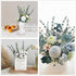 20pcs Faux Eucalyptus Stems Flowers Short Artificial Eucalyptus Greenery Stem Fake Eucuplutis Leaves Branches Decoration for Floral Arrangement We...