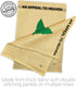 Breeze Decor Pine Tree Garden Americana US Historic July Memorial Veteran Independence United State American House Decoration Banner Small Yard Gi...