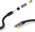 KabelDirekt – RCA Extension Cable – 6ft – Break-Resistant Lead for Brilliant Sound Quality (subwoofer/Audio Cable, RCA Male to Female, Ideal for A...