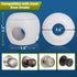 Child Safety Door Knob Cover (4 Pack) Hard-to-Remove Dual-Lock Door Handle Covers for Kids - Reusable Baby Proof Door Knob Locks - Installs Easily...