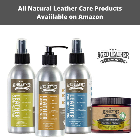 pH Balanced Leather Cleaner (8 oz) for Suede, Nubuck, and Any Leather | Protects Purses, Shoes, Jackets, Couches, Auto Interior, Saddles and Much ...