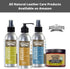 pH Balanced Leather Cleaner (8 oz) for Suede, Nubuck, and Any Leather | Protects Purses, Shoes, Jackets, Couches, Auto Interior, Saddles and Much ...