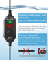 Fumak 25W Adjustable Aquarium Heater Super Short Submersible Fish Tank Heater Fish Heater with LED Digital Display Thermostat, for Tanks 3-5 Gallo...