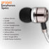 sephia SP3060 Wired Headphones, HD Bass Driven Audio, Lightweight Aluminum Wired in Ear Earbud Headphones, S/M/L Ear Bud Tips, Earphone Case, 3.5m...