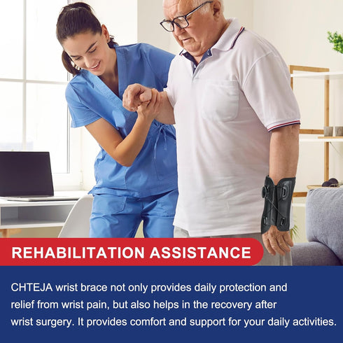 Adjustable Knob Wrist Brace for Carpal Tunnel Night Support 2023 NEW UPGRADE Wrist Support Brace with Metal Splint - Hand Brace for Pain Relief, I...