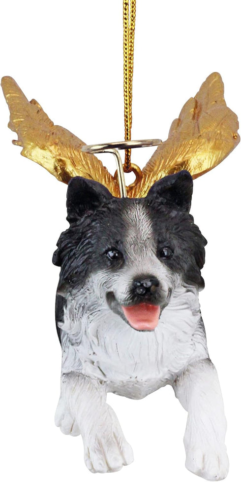 ANGEL BORDER COLLIE ORNAMENT...