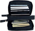 Alpine Swiss Womens Accordion Organizer Wallet Leather Credit Card Case ID Black...