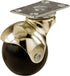 Shepherd Hardware 9353 1-5/8-Inch Office Chair Plate Caster, Bright Brass Hooded Ball, 2-Pack...