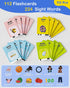 English Talking Flash Cards Educational Toys, Toddler Speech Therapy Toys, 112 Pcs Double-Side Cards (224 Sight Words) Sensory Toys Gifts for 1 2 ...