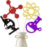 Science Party Centerpiece Sticks, Chemistry Theme Birthday Party Decorations, Mad Science Laboratory Baby Shower Party Decoration Supplies Blue Bl...