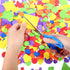 Sumind 1500 Pieces Self Adhesive Foam Stickers Mini Geometry Shapes EVA Foam Stickers for Kids DIY Art Craft, Circle, Square, Triangle, Heart, Pen...