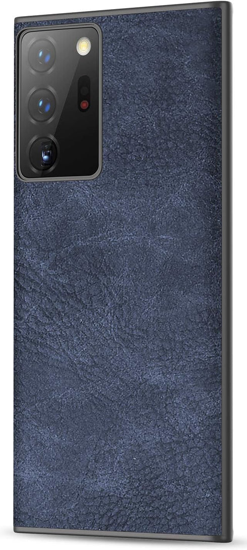 SALAWAT Galaxy Note 20 Ultra Case, Slim PU Leather Vintage Shockproof Phone Case Lightweight Soft TPU Bumper Hard PC Hybrid Protective Case for Sa...