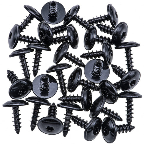 Rexka 30pcs T25 Fender Liner Splash Shield Bumper Cover Self Tapping Torx Screw Compatible with N90974701 Volkswagon Audi Porsche...