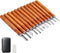 BeNICE1 ZiOR4-14-piece CR-V alloy steel engraving tool set with blade protective cover., carving kit, for beginner DIY woodworking kit, carving to...