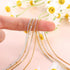 6 Strips Chain Nail Charms,Gold Nail Chains 3D Nail Art Charms Silver Chain Accessories Supplies,Metal Punk Nail Caviar Beads for Nails,DIY Women ...
