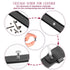50 Sets M5*6 Gun Black Chicago Screw Kit Leather Rivets Screw Rivets Chicago Screw Buttons DIY Leather Trim...
