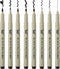 Mr. Pen- Drawing Pens for Artists, 8 Pack, Black Multiliner, Artist pens, Micro Pens for Drawing, Ink Pens for Drawing, Sketch Pens, Micro Pen, Fi...