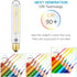 Dimmable E26 Light Bulb 8W Equal 75 watt led Light Bulb 4000k Neutral White AC120V Edison 60 Watt 800LM T10 Bulb for Rustic Pendant,Industrial Pip...
