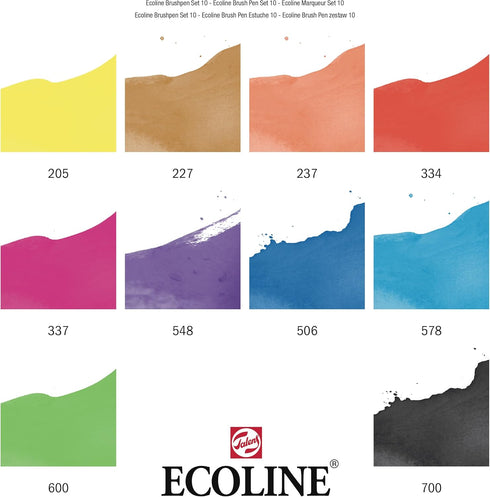 Ecoline Brush Pen Sets (10-pc. Set, General Selection)...