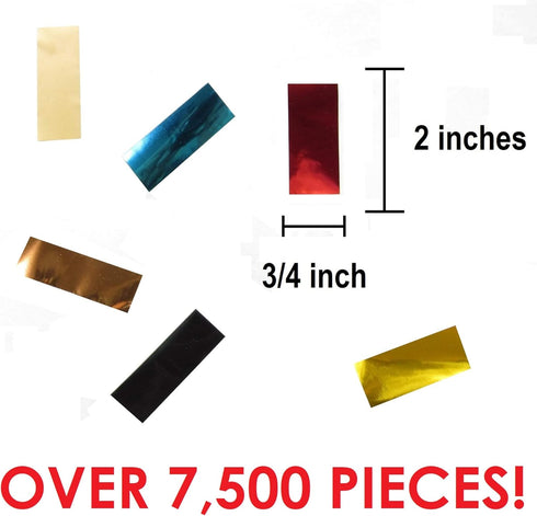 LARGE Metallic Confetti – Jumbo Mylar Rainbow Foil Confetti Bag Perfect for New Years, Surprise Parties, Birthdays, Photoshoots, Engagements & Wed...