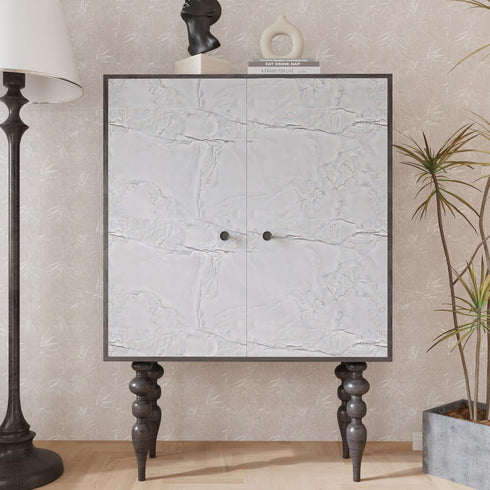 CRE8TIVE Grey White Marble Contact Paper for Countertops Glossy Marble Wallpaper Peel and Stick Countertop Contact Paper Waterproof Self Adhesive ...