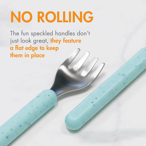 Boon Chow Silicone Plate Set - 3 Unbreakable Divided Toddler Plates - Baby Plates for 6 Months and Up - Baby Led Weaning Supplies - Blue Multicolo...