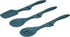 Rachael Ray Kitchen Tools and Gadgets Nonstick Utensils/Lazy Spoonula, Solid and Slotted Spoon, 3 Piece, Marine Blue...