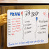 12 x 8 Inch Magnetic White Dry Erase Board for Fridge, A4 Small Chalkboard Magnet White Board Refrigerator Whiteboard Sheet with 3 Markers and Big...