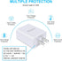 Quick Charge 3.0 Fast Charger Block for Samsung Galaxy S24 Ultra S23 FE S22 S21 S20 S10e S9 A15 A25 A54 A14 A03s A10e A11 A21 A20 A51, Moto G Powe...