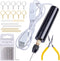 LET'S RESIN Electric Resin Drill, 74Pcs Hand Drill Supplies with 3-Jaw Clamp-Applicable to A Larger Drilling Range (0-3mm), Grip Nose Pliers, Keyc...
