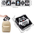 Black and White High Contrast Baby Cloth Book Toys,Baby Soft Books Age 0-6 Months,Baby Book for Brain Development in Newborns Aged 6-12 Months,Mon...