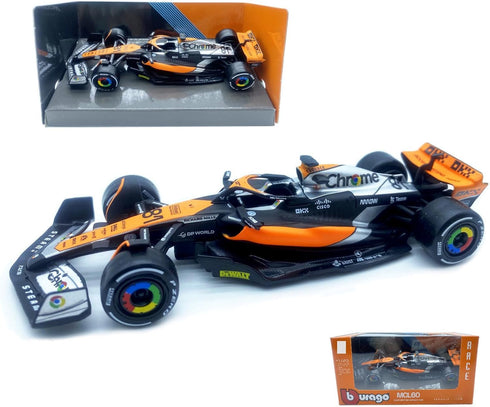 Bburago 1:43 2023 British GP F1MCL60#81 Oscar Alloy Racing Car 1/43 MCL60#81 Formula One Die Cast Adult Collection Vehicles Model Car...