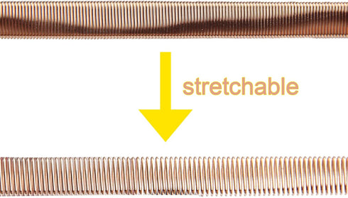 Women Skinny Metal Waist Belt Elastic Chain Belt Thin Waistband for Dress, Gold...