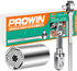 Prowin 3pcs Universal Socket Wrench Ratchet Useful Tool Sets for Men Father's Day Gifts Power Drill Adapter Retract to Form Almost Any Shape ?1/4i...