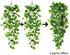 CEWOR 2pcs Fake Hanging Plants 3.6ft Fake Ivy Vine Artificial Ivy Leaves for Wedding Wall House Room Patio Indoor Outdoor Home Shelf Office Decor ...
