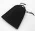 AEAOA Gift Bags, Pack of 25 Pieces 6" X 5" Velvet Drawstring Jewelry Pouches, for Candy, Pins, Jewelry, Treats, Birthday Party Favors (Black)...