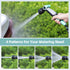 Garden Hose Nozzle Sprayer, 100% Heavy Duty Metal High Pressure Hose Nozzle with 4 Spray Patterns, Thumb Control On Off Valve for Lawn & Plant Wat...