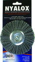 Dico 541-772-4 Nyalox Wheel Brush 4-Inch Grey 80 Grit...