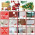 Santa Claus Christmas Tree Wall Decals Christmas New Year Peel and DIY Stickers Decoration for Home Office Nursery Decor...