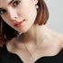 EVER FAITH 925 Sterling Silver CZ Gorgeous Round Cut Wedding Pendant Necklace Earrings Set for Women...