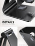 Lamicall Adjustable Cell Phone Stand, Desk Phone Holder, Cradle, Dock, Compatible with iPhone 15, 14, Plus, Pro, Pro Max, 13 12 X XS,4-8" Phones, ...